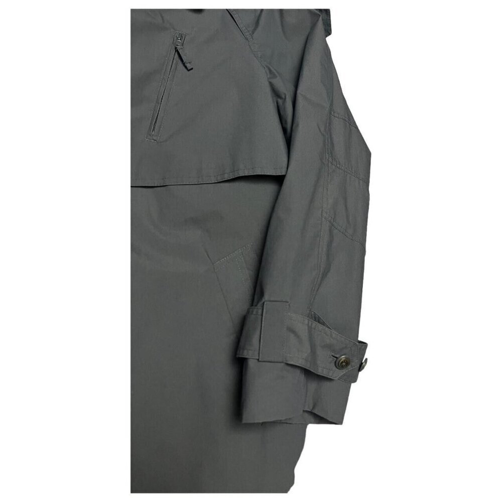 MOORES Vintage 90s Luxury Designer Water Resistant Trench Coat - 44S (XL) - Picture 5 of 6